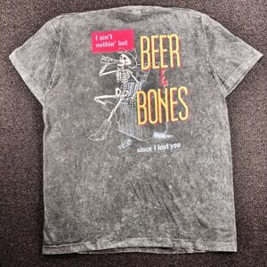 Vintage 1993 John Michael Montgomery Men's XL Beer Bones Acid Wash Single Stitch